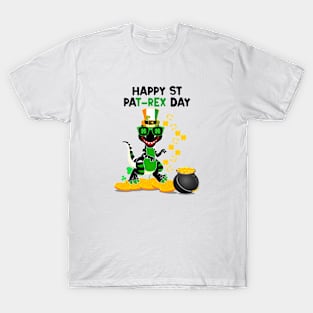 happy st pat rex day Dinosaur T-Shirt